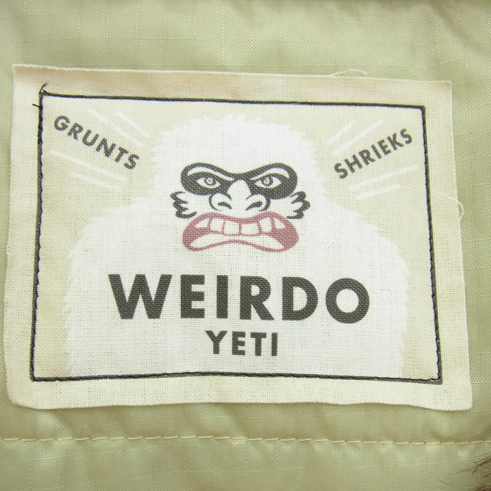 WEIRDO ウィアード 16AW WRD-16-AW-04 YETI VEST フェイクファー イエティ ベスト ブラウン系 XXL【中古】