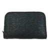 CHROME HEARTS クロムハーツ（原本無） ZIP ORGANIZER QUILTED オーガナイザー セメタリークロスパッチ キルティング レザーウォレット ブラック系【中古】