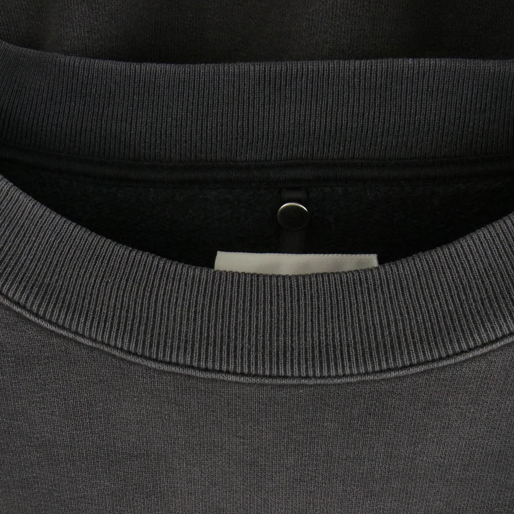 OAMC オーエーエムシー 20AW OAMR705682 FUNDAMENT Sweatshirt クルーネック スウェット チャコール系 L【中古】