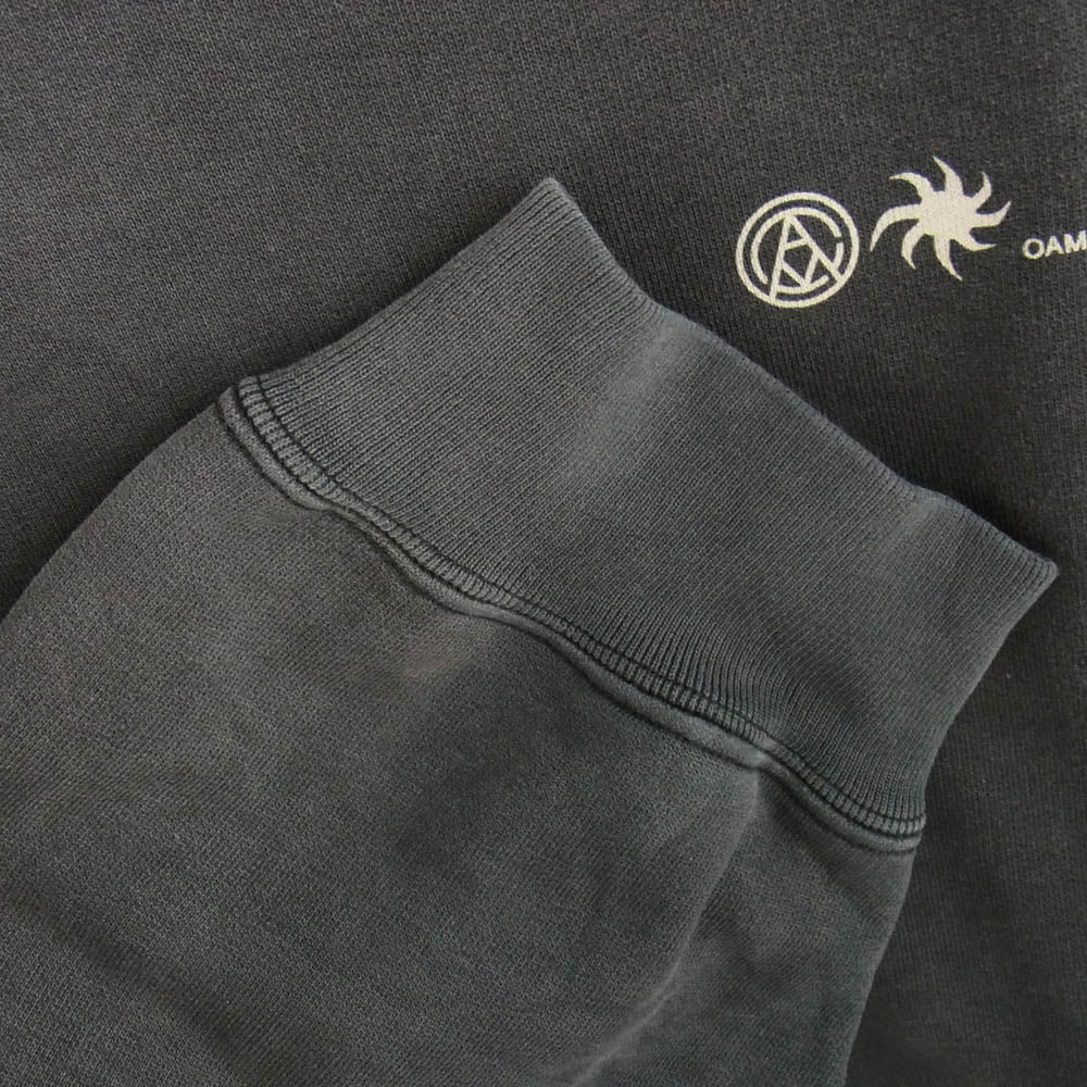OAMC オーエーエムシー 20AW OAMR705682 FUNDAMENT Sweatshirt クルーネック スウェット チャコール系 L【中古】