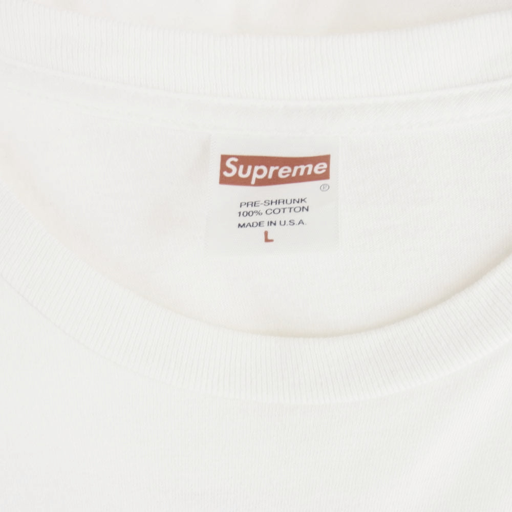 Supreme シュプリーム × AKIRA アキラ 17AW Pill Tee バックプリント Tシャツ ホワイト系 L【中古】