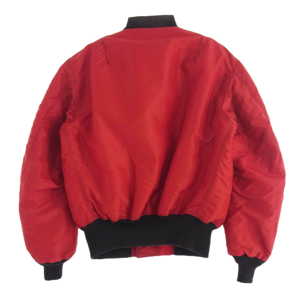 Buzz Rickson's バズリクソンズ BR13905 Type RED MA-1 NORTHROP PATCH ノースロップ パッチ フライト ジャケット レッド系 カーキ系 L【中古】