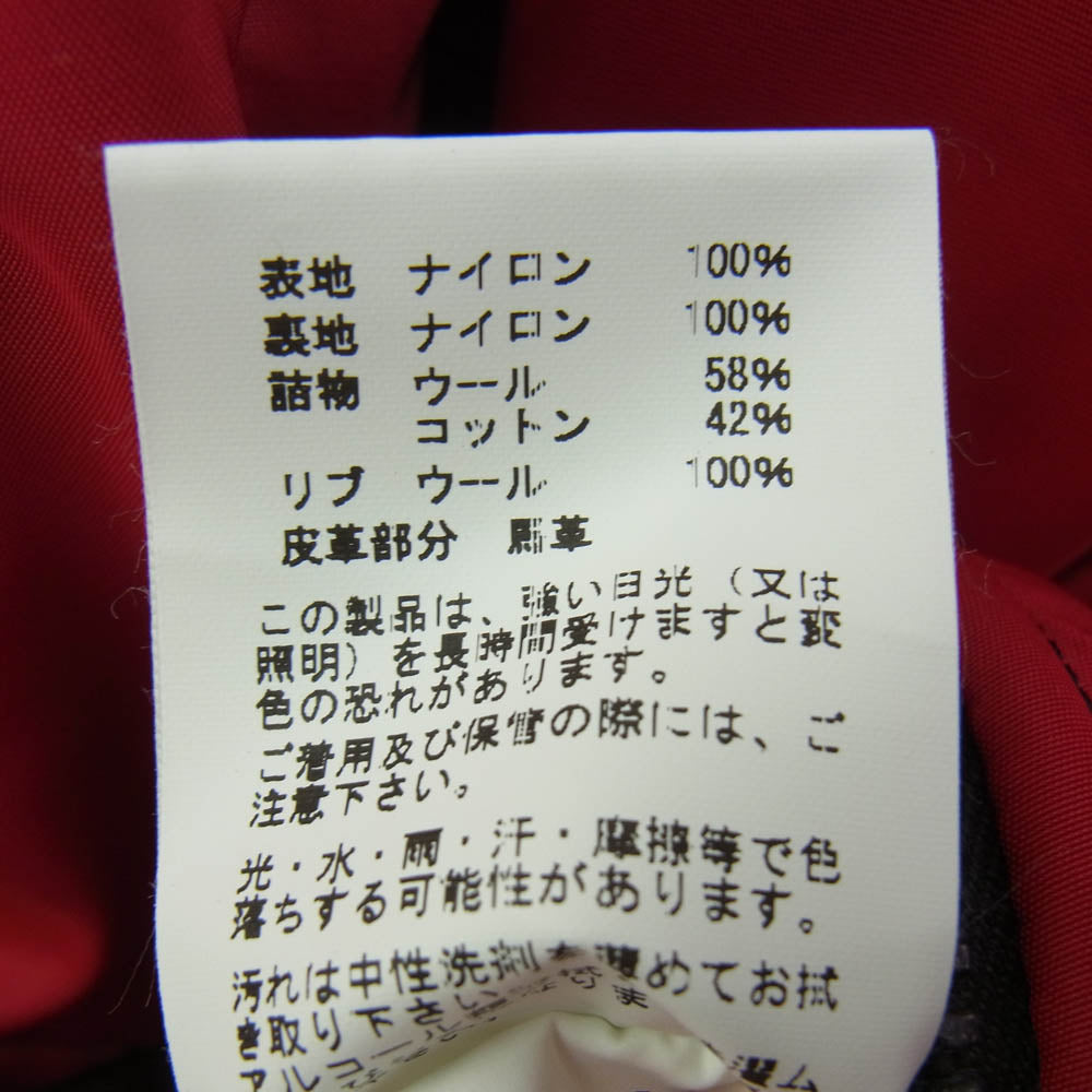 Buzz Rickson's バズリクソンズ BR13905 Type RED MA-1 NORTHROP PATCH ノースロップ パッチ フライト ジャケット レッド系 カーキ系 L【中古】