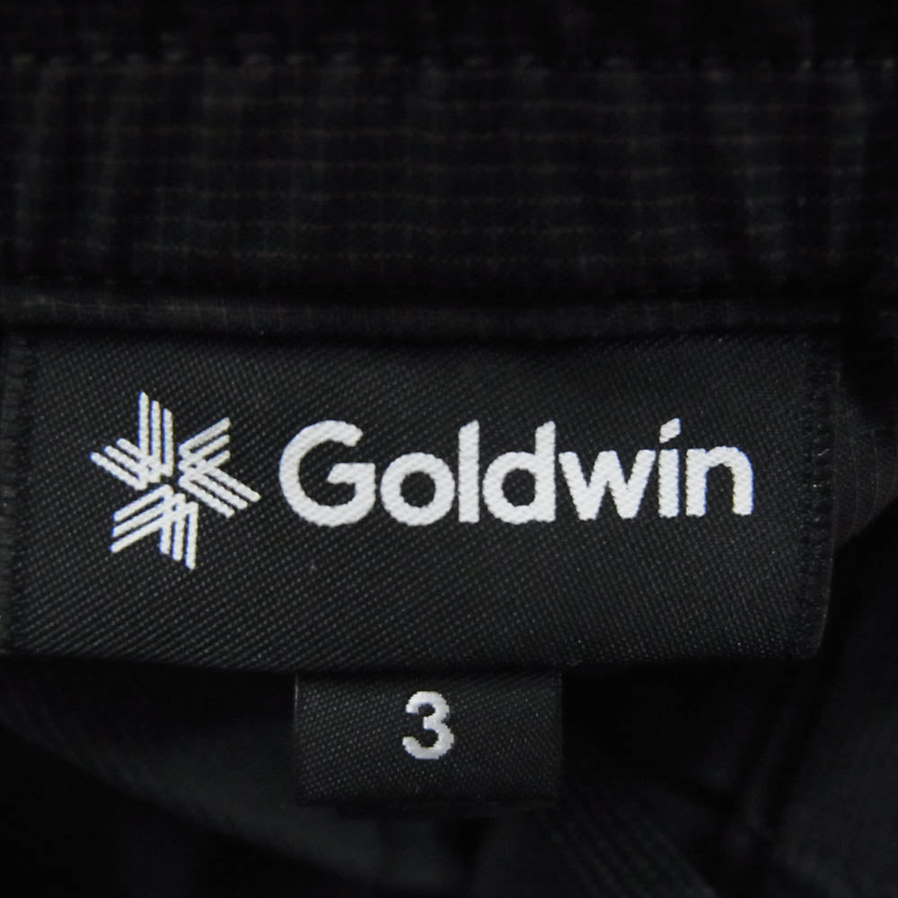 Goldwin ゴールドウィン GL75175 ポリエステル ワンタックパンツ ブラック系 L【中古】