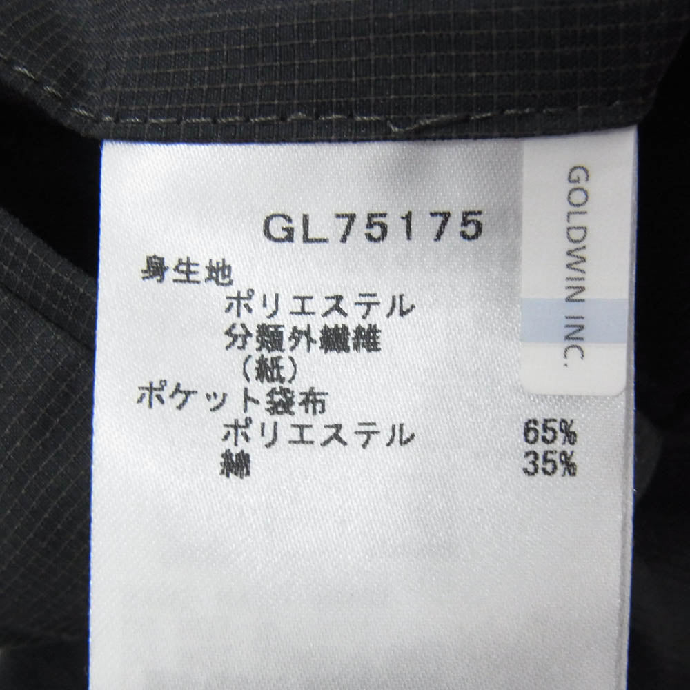 Goldwin ゴールドウィン GL75175 ポリエステル ワンタックパンツ ブラック系 L【中古】
