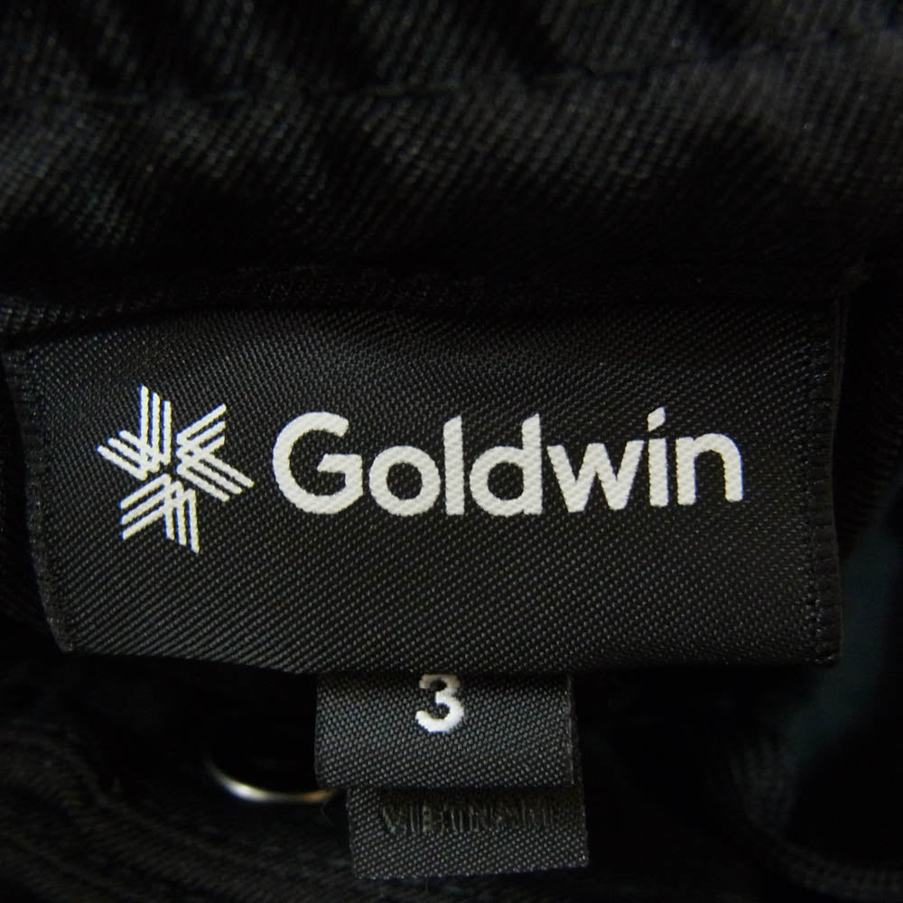 Goldwin ゴールドウィン GL74358 One Tuck Straight Pants ワンタック ストレートパンツ ブラック系 3【中古】