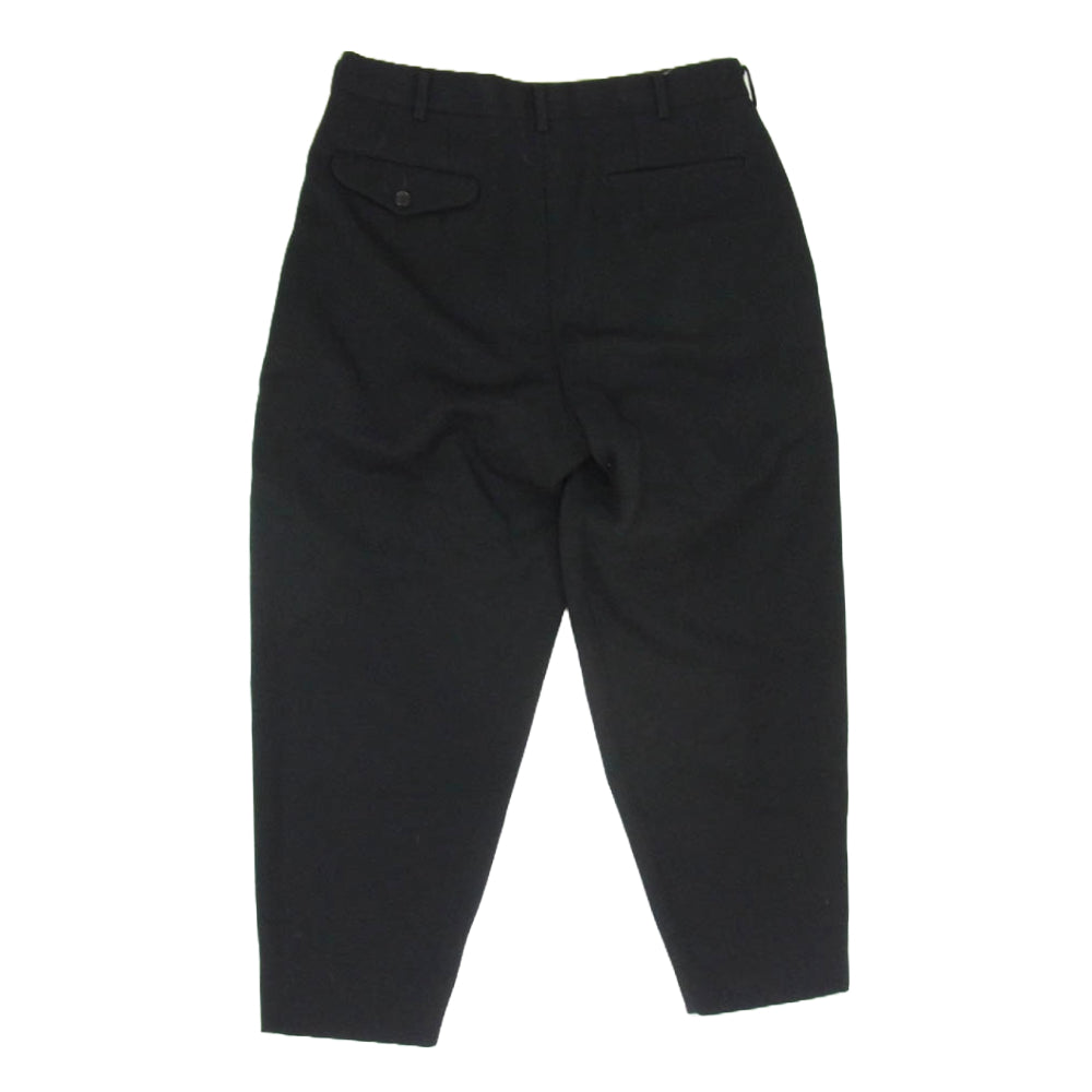 COMME des GARCONS HOMME PLUS コムデギャルソンオムプリュス 19AW PD-P022 ウール テーパード パンツ ブラック系 M【中古】