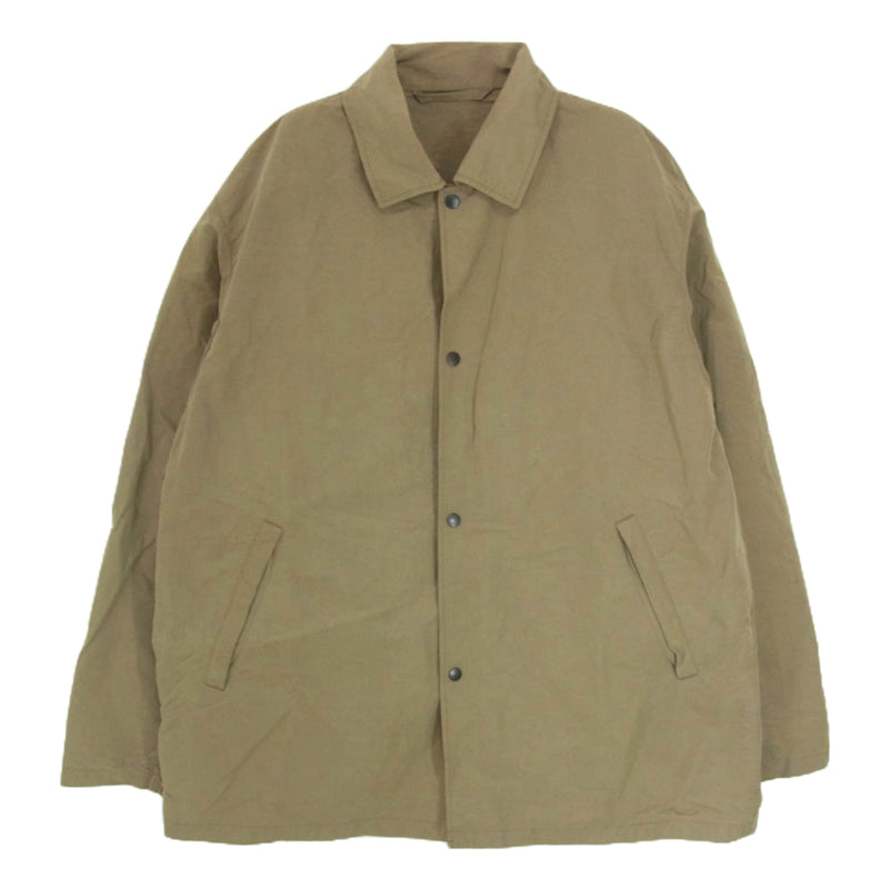 COMOLI コモリ 17SS K01-01003 COTTON NYLON COACH JACKET コットン ナイロン コーチジャケット ブラウン系 2【中古】