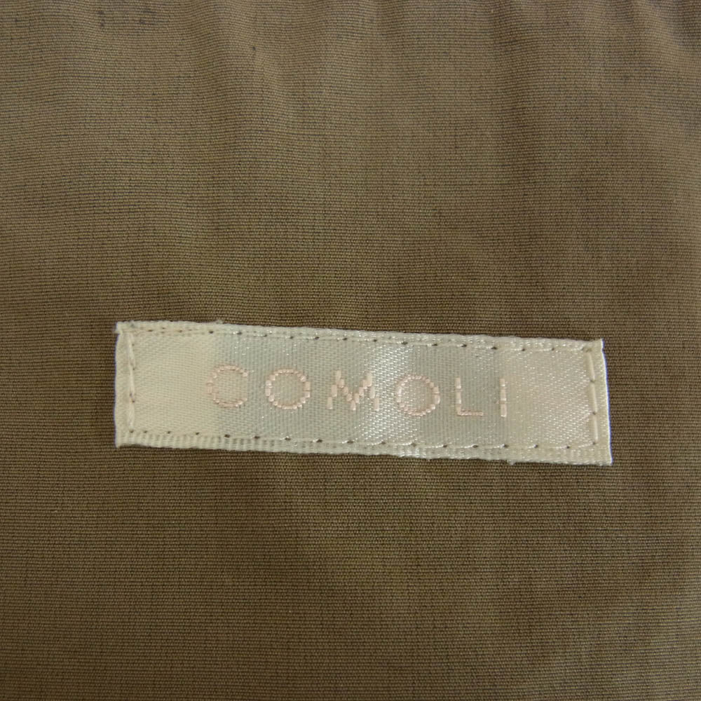 COMOLI コモリ 17SS K01-01003 COTTON NYLON COACH JACKET コットン ナイロン コーチジャケット ブラウン系 2【中古】