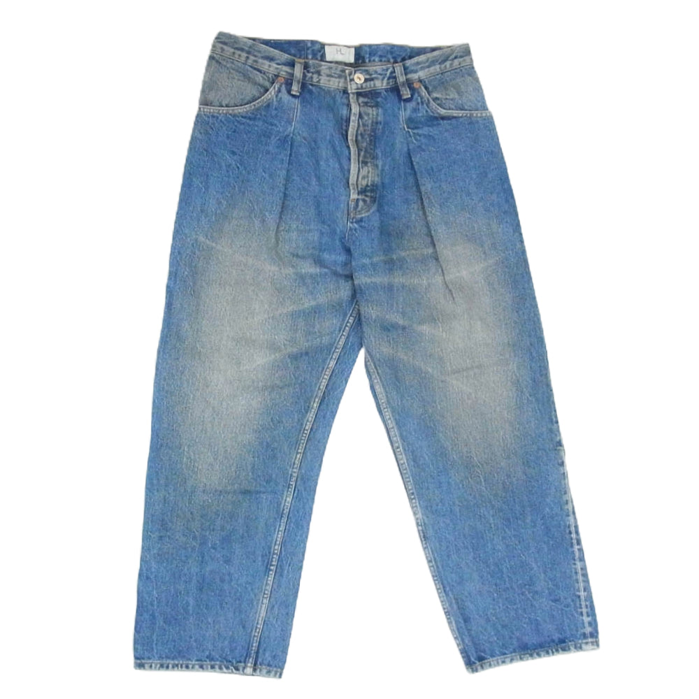 ヘリル 24-030-HL-8010-1 Hl Denim 4pk 4ポケット セルビッチ ボタンフライ デニムパンツ インディゴブルー系 2【中古】