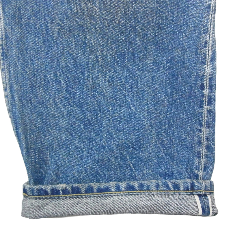 再値下げ　BACK THIGH SLIT DENIM 24インチ　ブルー 再値下げ BACK THIGH SLIT DENIM 24インチ ブルー