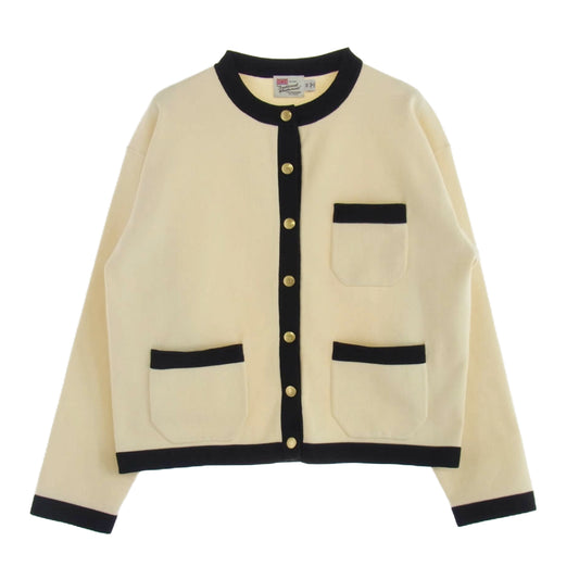 Traditional Weatherwear トラディショナルウェザーウェア L232THKCD0303HF ARKLEY KNIT アークリー ニット カーディガン オフホワイト系 クリーム系 XS【中古】