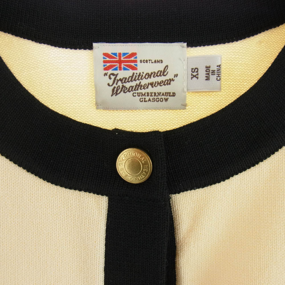 Traditional Weatherwear トラディショナルウェザーウェア L232THKCD0303HF ARKLEY KNIT アークリー ニット カーディガン オフホワイト系 クリーム系 XS【中古】
