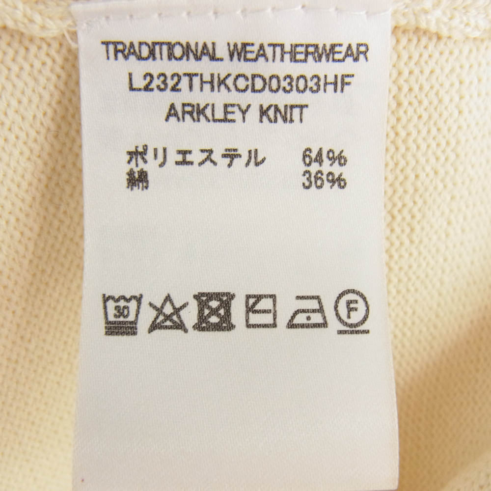 Traditional Weatherwear トラディショナルウェザーウェア L232THKCD0303HF ARKLEY KNIT アークリー ニット カーディガン オフホワイト系 クリーム系 XS【中古】