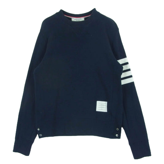 THOM BROWNE トムブラウン NJT021H-00535461 4BAR クラシック プルオーバー スウェット トレーナー ダークネイビー系 1【中古】