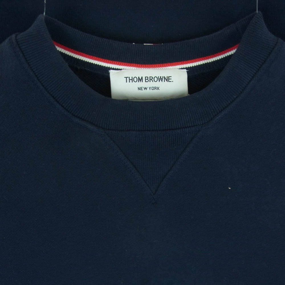 THOM BROWNE トムブラウン NJT021H-00535461 4BAR クラシック プルオーバー スウェット トレーナー ダークネイビー系 1【中古】