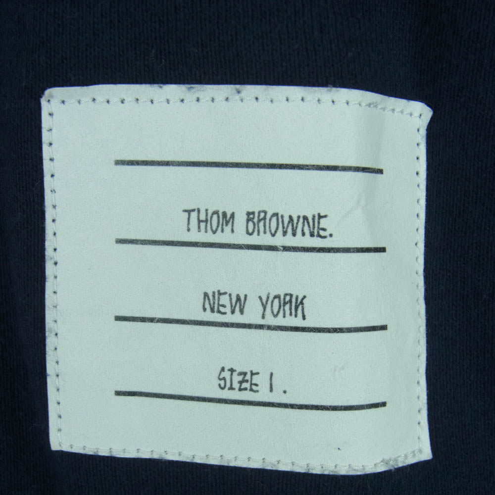 THOM BROWNE トムブラウン NJT021H-00535461 4BAR クラシック プルオーバー スウェット トレーナー ダークネイビー系 1【中古】