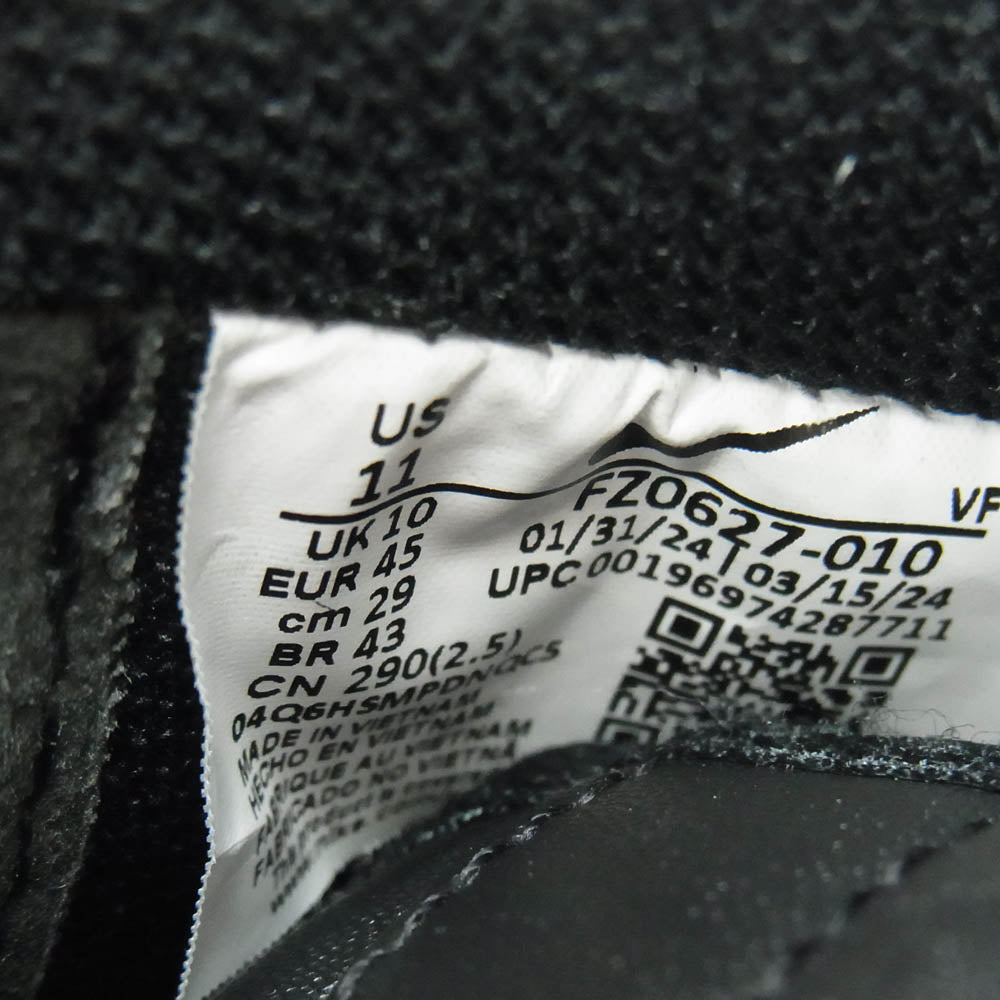 NIKE ナイキ FZ0627-010 Air Force 1 '07 Black White エアフォース1 ローカットスニーカー ブラック系 29cm【中古】