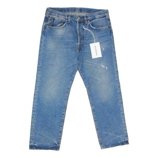 ACNE STUDIOS アクネストゥディオズ B00149 2003 Vintage Blue ダメージ加工 リラックスフィット デニム パンツ ジーンズ インディゴブルー系 30【中古】