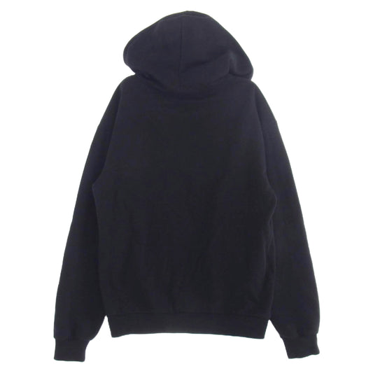 CELINE セリーヌ 2Y321670Q LOGO PRINT LOOSE HOODIE ロゴプリント ルーズ プルオーバーフーディー パーカー ブラック系 S【中古】