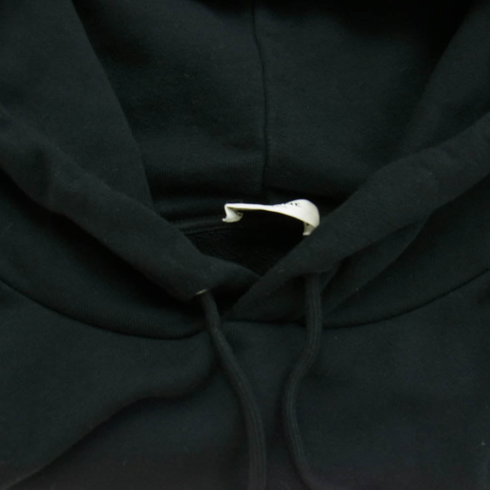 CELINE セリーヌ 2Y321670Q LOGO PRINT LOOSE HOODIE ロゴプリント ルーズ プルオーバーフーディー パーカー ブラック系 S【中古】