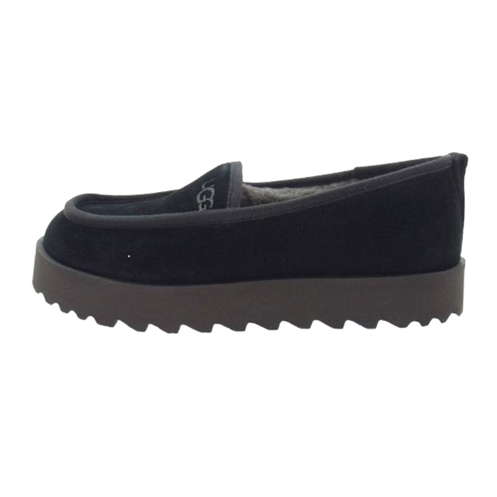 UGG アグ 1121570 Super Moc Slipper スーパー モック スリッパ ブラック系 25.0cm【極上美品】【中古】