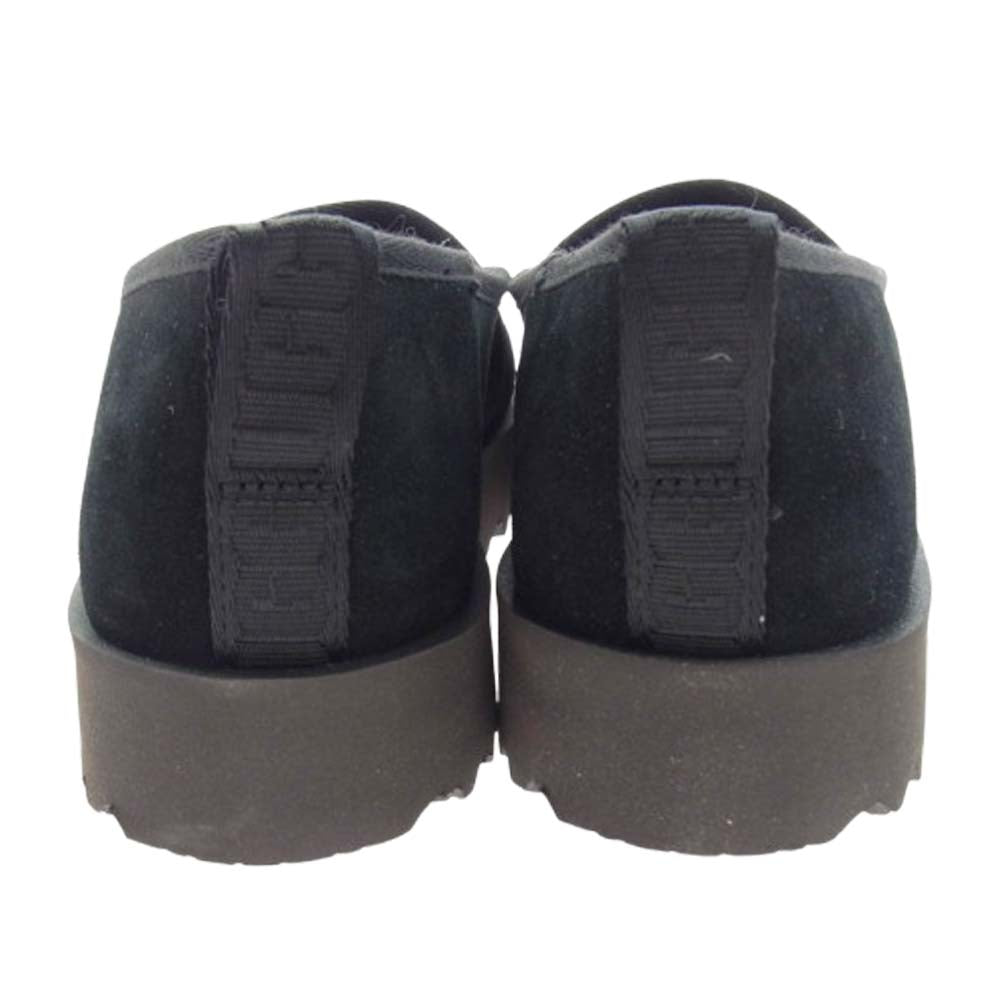 UGG アグ 1121570 Super Moc Slipper スーパー モック スリッパ ブラック系 25.0cm【極上美品】【中古】