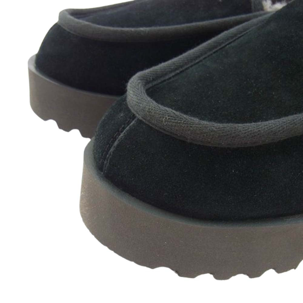 UGG アグ 1121570 Super Moc Slipper スーパー モック スリッパ ブラック系 25.0cm【極上美品】【中古】