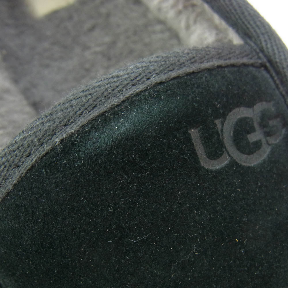 UGG アグ 1121570 Super Moc Slipper スーパー モック スリッパ ブラック系 25.0cm【極上美品】【中古】