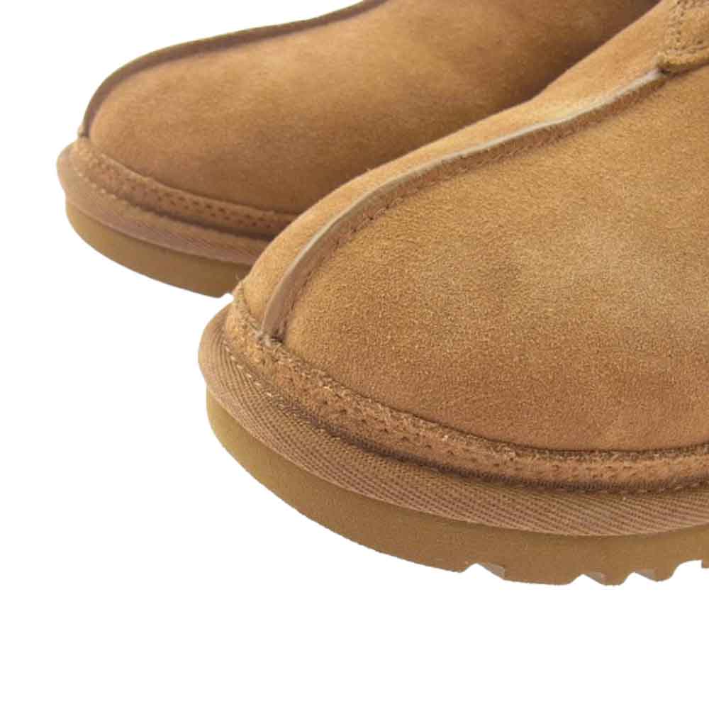 UGG アグ 1113631 Neuman ニューマン ムートン スエード スリッパ サンダル ライトブラウン系 US7【新古品】【未使用】【中古】