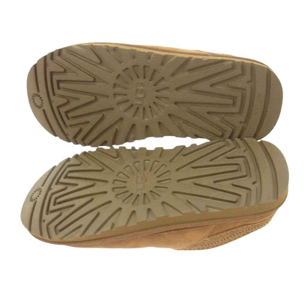 UGG アグ 1113631 Neuman ニューマン ムートン スエード スリッパ サンダル ライトブラウン系 US7【新古品】【未使用】【中古】