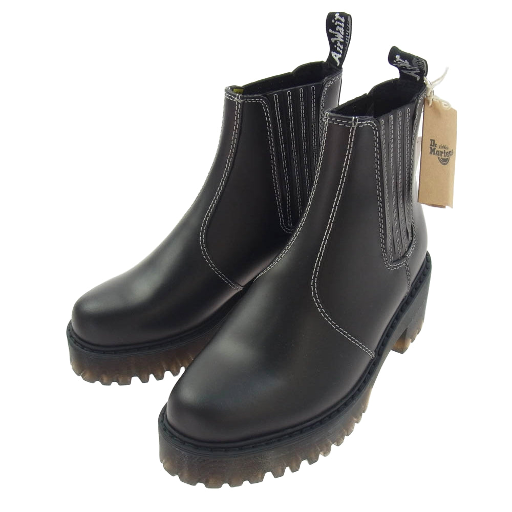 Dr.Martens ドクターマーチン 26914001 ROMETTY CONTRAST ST サイドゴア チェルシー ブーツ ブラック系 UK6【極上美品】【中古】