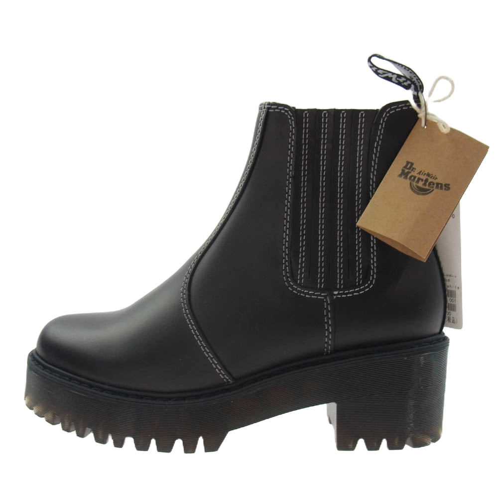 Dr.Martens ドクターマーチン 26914001 ROMETTY CONTRAST ST サイドゴア チェルシー ブーツ ブラック系 UK6【極上美品】【中古】
