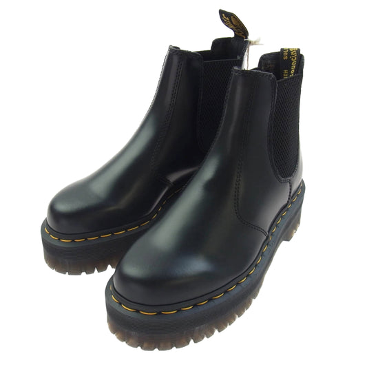 Dr.Martens ドクターマーチン 2976 QUAD サイドゴア チェルシー ブーツ ブラック系 UK5【極上美品】【中古】
