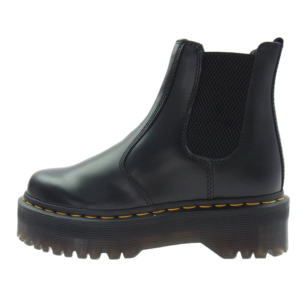 Dr.Martens ドクターマーチン 2976 QUAD サイドゴア チェルシー ブーツ ブラック系 UK5【極上美品】【中古】