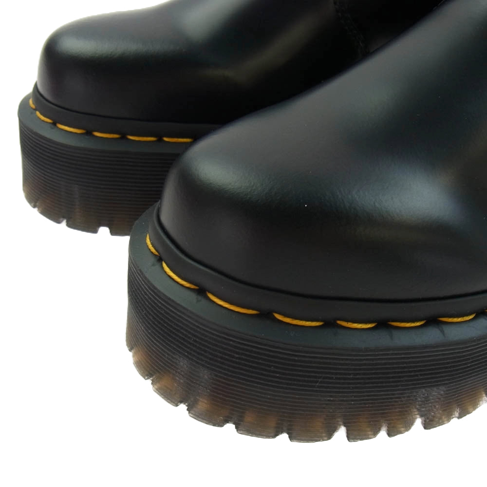 Dr.Martens ドクターマーチン 2976 QUAD サイドゴア チェルシー ブーツ ブラック系 UK5【極上美品】【中古】