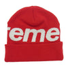 Supreme シュプリーム 23AW Big Logo Beanie Red ビッグロゴ ビーニー カシミヤ混 ニットキャップ 帽子 レッド系【美品】【中古】
