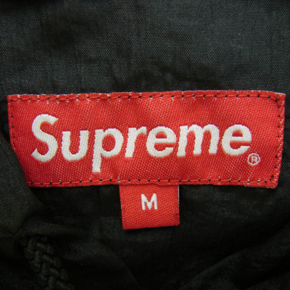 Supreme シュプリーム 16SS Nylon Packable Poncho ナイロン パッカブル ポンチョ ロゴ フーディ パーカー ブラック系 M【中古】