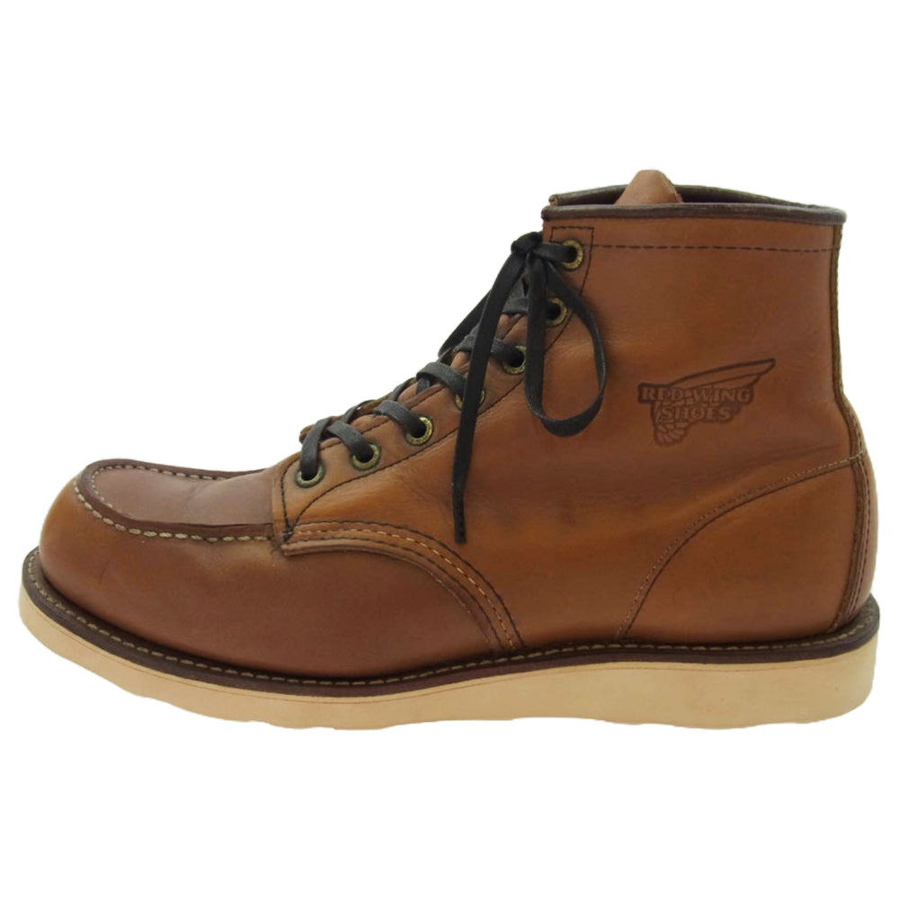 RED WING レッドウィング 875 USA製 IRISH SETTER アイリッシュセッター クラシック モックトゥ ブーツ ライトブラウン系 9.5E【中古】