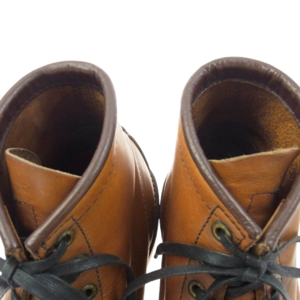 RED WING レッドウィング 875 USA製 IRISH SETTER アイリッシュセッター クラシック モックトゥ ブーツ ライトブラウン系 9.5E【中古】