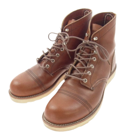 RED WING レッドウィング 8089 USA製 Iron Ranger アイアンレンジャー レースアップ ブーツ ブラウン系 10D【中古】