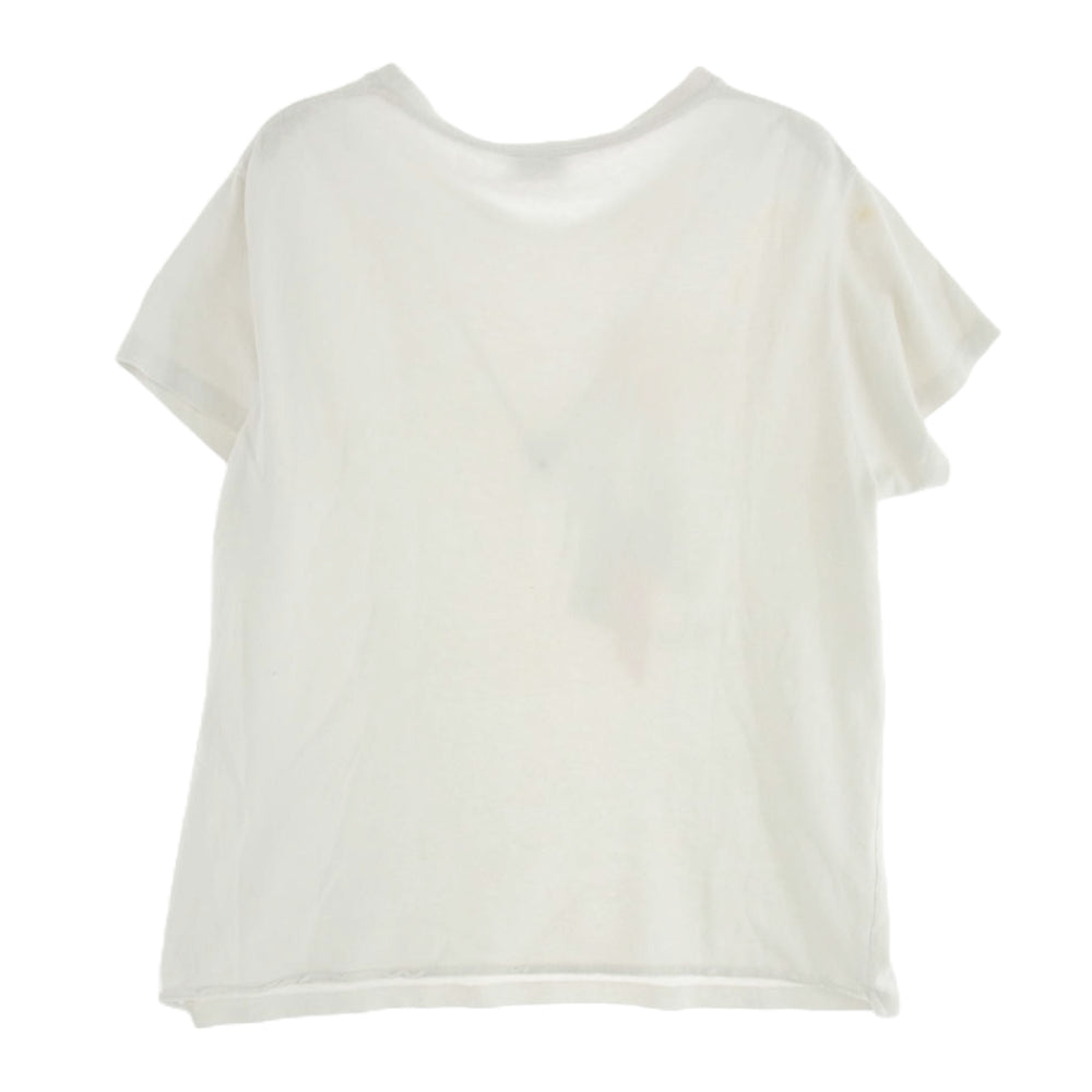 SAINT LAURENT サンローラン 551413 YBCB2 THE SONG プリント 半袖 Tシャツ カットソー グレー系 M【中古】