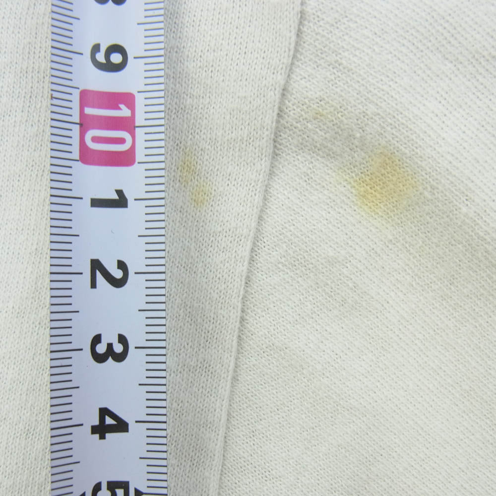 SAINT LAURENT サンローラン 551413 YBCB2 THE SONG プリント 半袖 Tシャツ カットソー グレー系 M【中古】