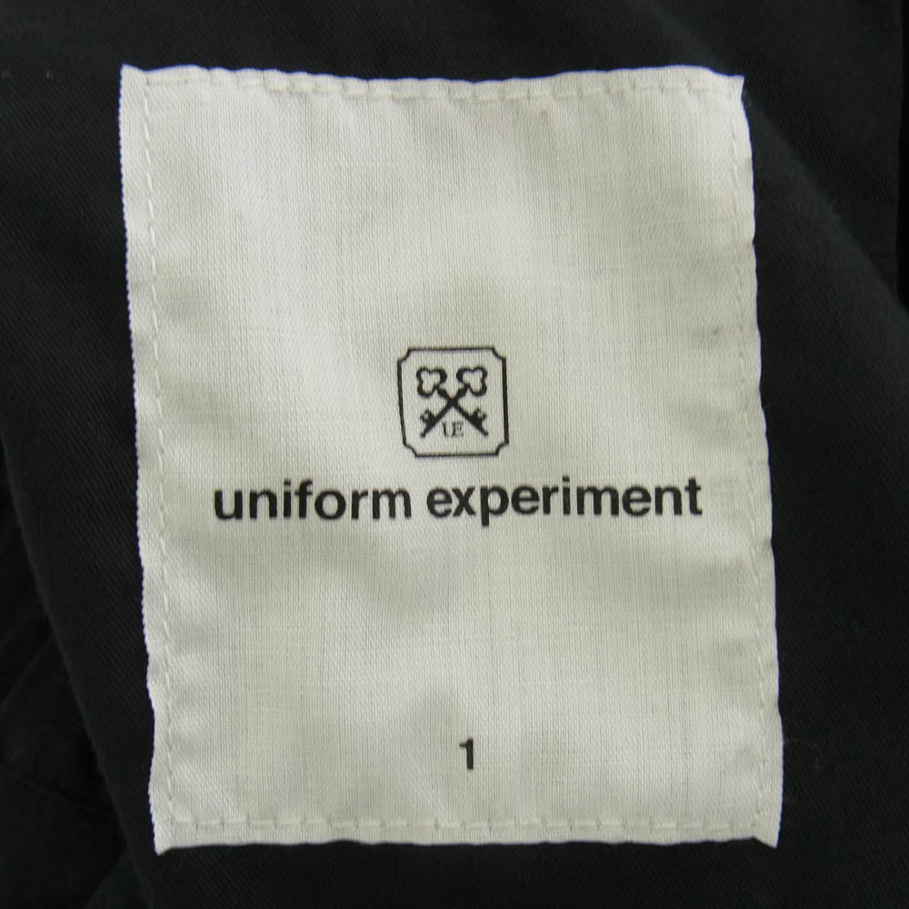 uniform experiment ユニフォームエクスペリメント UE-240002 FIELD PANTS フィールド イージー パンツ ブラック系 1【中古】