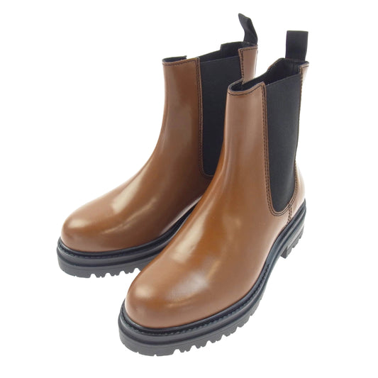 マリタンヴェローナ 173273 green label relaxing 別注 サイドゴアブーツ ライトブラウン系 38【新古品】【未使用】【中古】