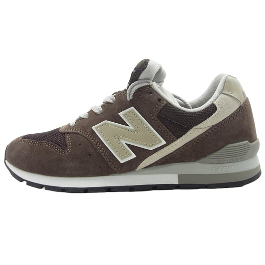 NEW BALANCE ニューバランス CM996SHB 996 スエード ローカットスニーカー ブラウン系 24cm【美品】【中古】