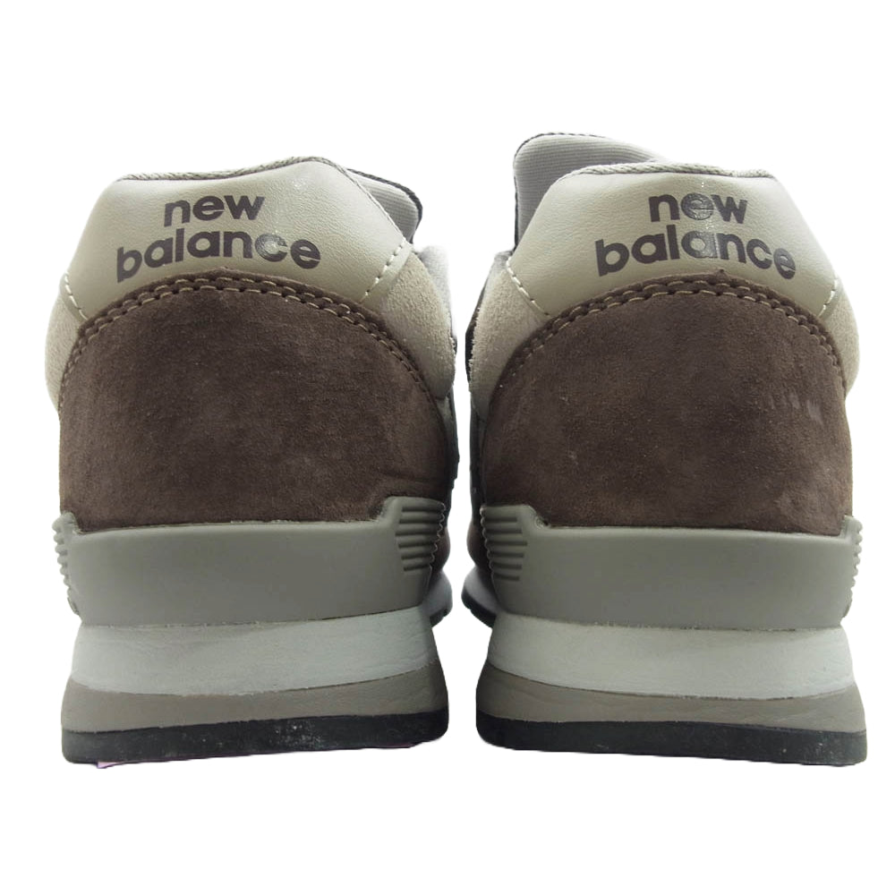 NEW BALANCE ニューバランス CM996SHB 996 スエード ローカットスニーカー ブラウン系 24cm【美品】【中古】