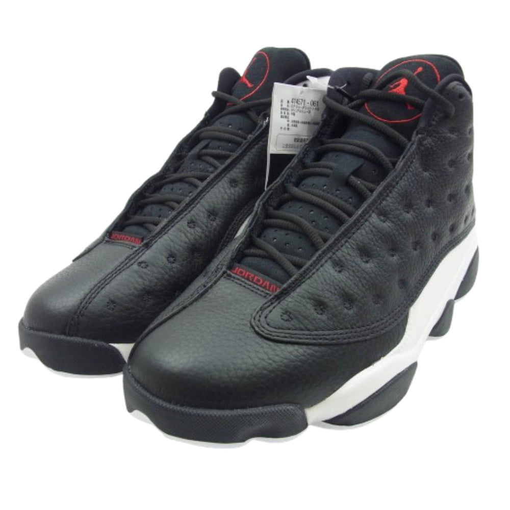NIKE AIR JORDAN ナイキ ジョーダン 414571-061 AIR JORDAN 13 BLACK GYM RED AJ13 エアジョーダン ジムレッド スニーカー ブラック系 ホワイト系 26cm【極上美品】【中古】