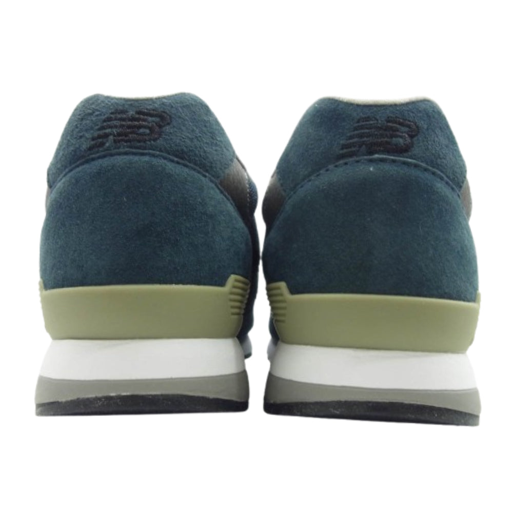 NEW BALANCE ニューバランス MRL996AN 996 スエード メッシュ ローカット スニーカー ネイビー系 24cm【極上美品】【中古】