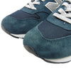 NEW BALANCE ニューバランス MRL996AN 996 スエード メッシュ ローカット スニーカー ネイビー系 24cm【極上美品】【中古】